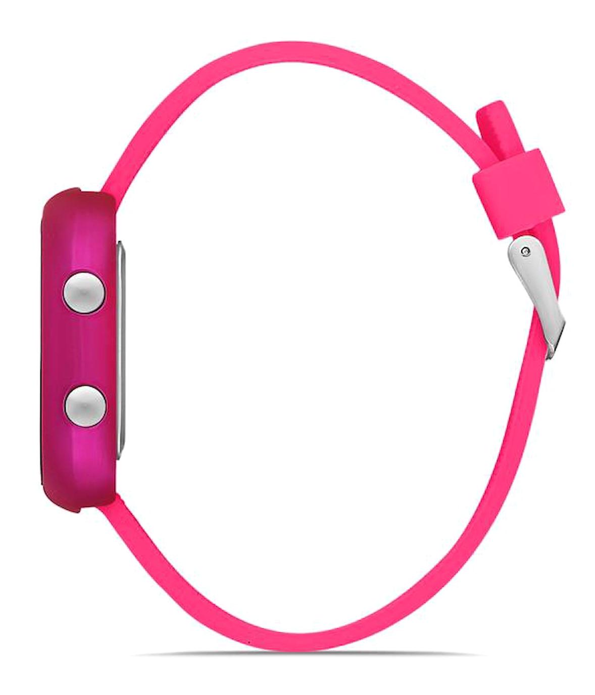Aqua Di Polo APWR032709 30 mm Pembe Silikon Kordon Dijital Kadın Kol Saati