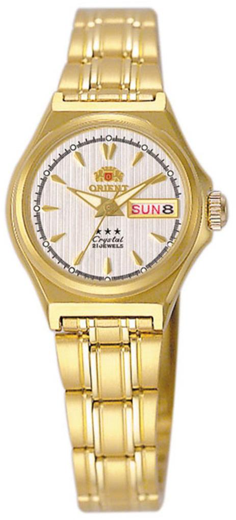 Orient FNQ1S002W9 Takvimli 25 mm Altın Çelik Kordon Analog Kadın Kol Saati