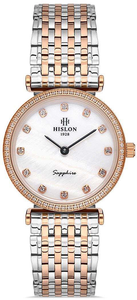 Hislon QL119T-10SR 29 mm Gri-Rose Gold Çelik Kordon Analog Kadın Kol Saati