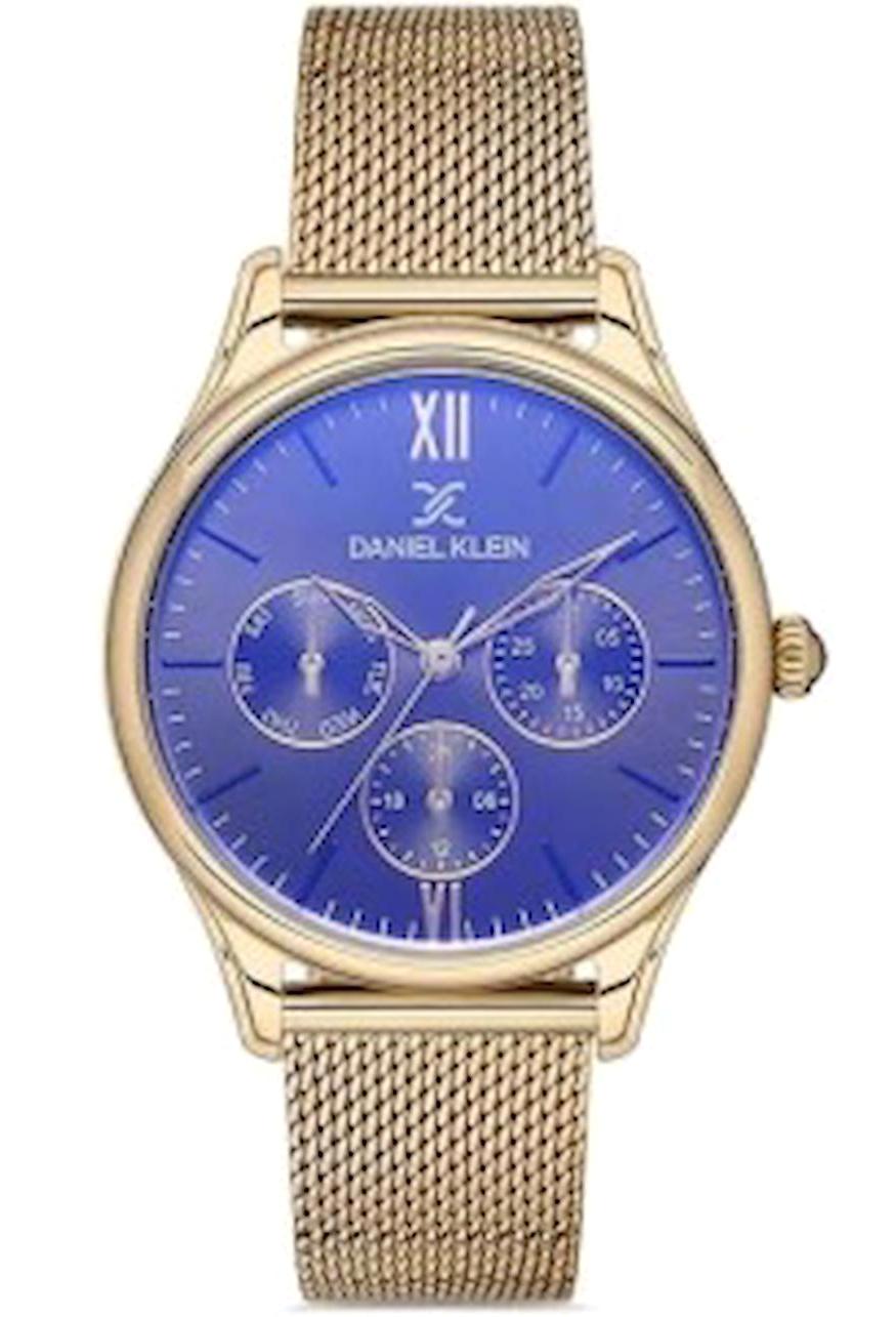 Daniel Klein 45 mm Gri Çelik Kordon Analog Kadın Kol Saati