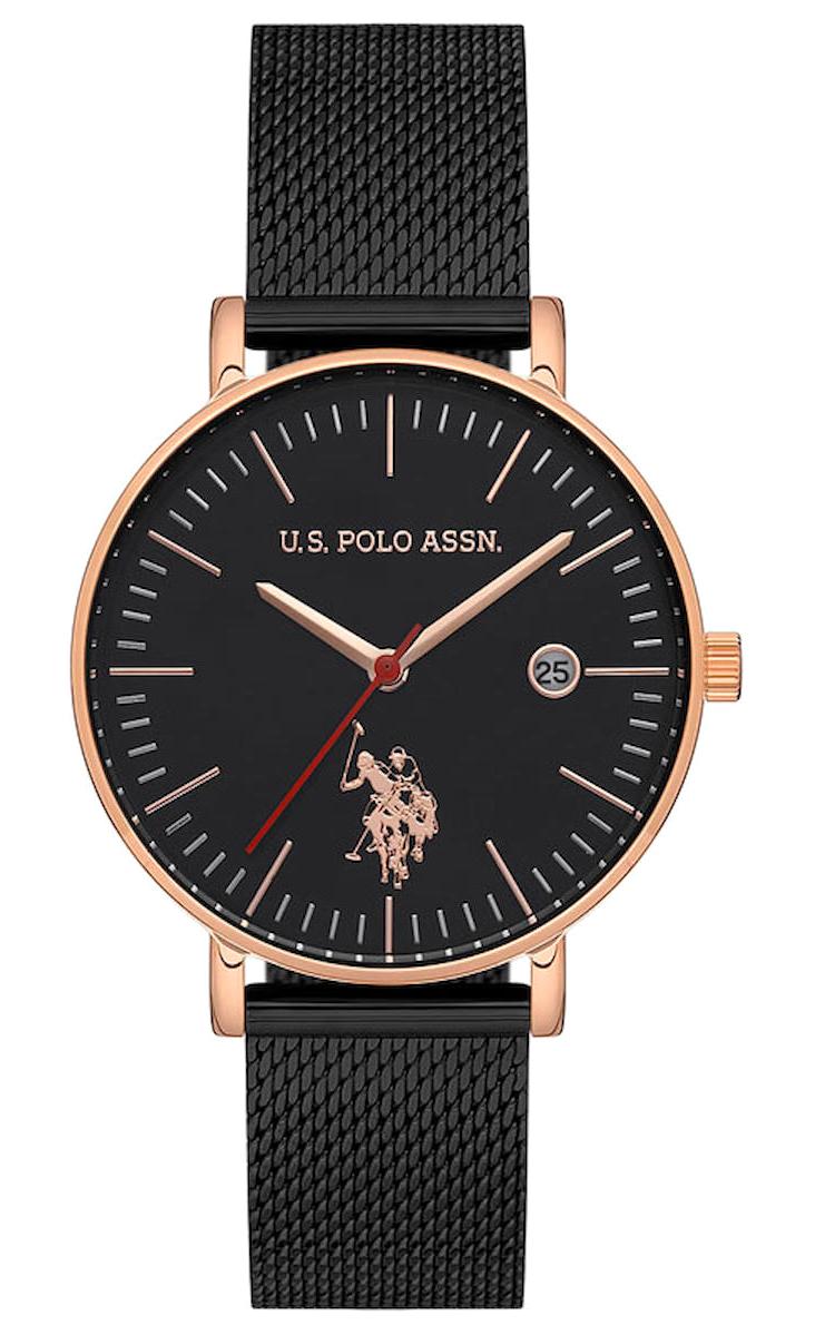 U.S. Polo Assn USPA2049-05 Takvimli 36 mm Siyah Metal Kordon Analog Kadın Kol Saati