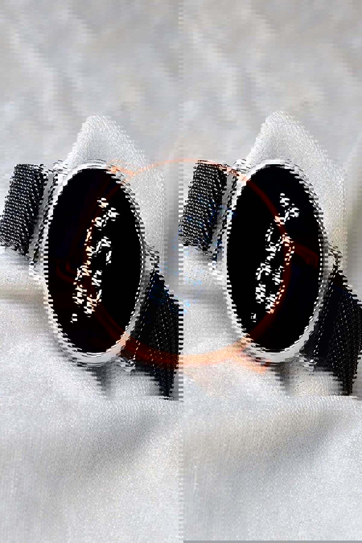Sonsuzsaat SU-314 38 mm Siyah Hasır Kordon Analog Kadın Kol Saati
