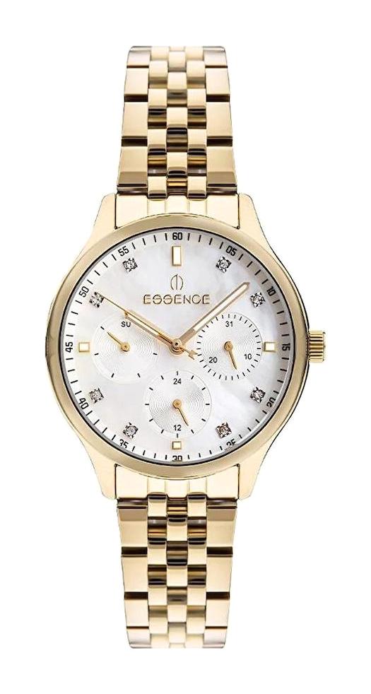 Essence ES6796FE.120 Takvimli 31-35 mm Altın Çelik Kordon Analog Kadın Kol Saati