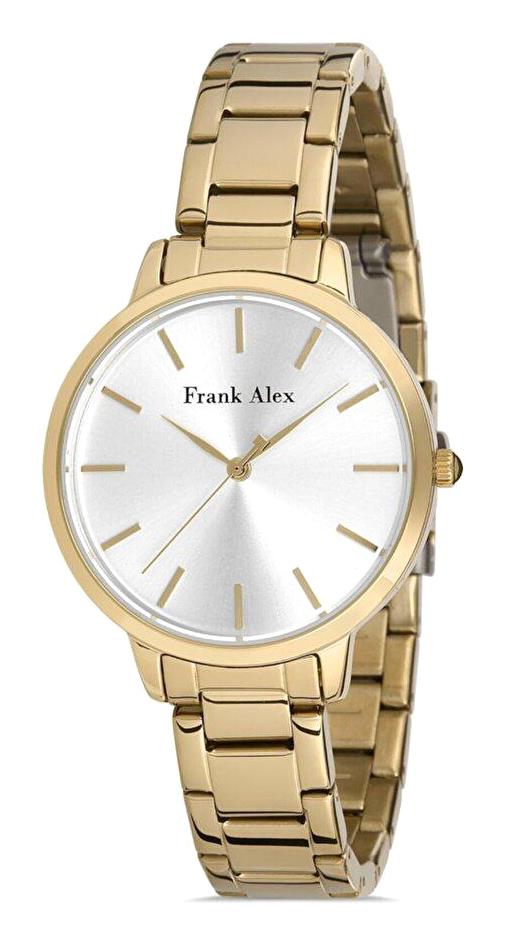 Frank Alex FA.12126M.04 35 mm Altın Metal Kordon Analog Kadın Kol Saati