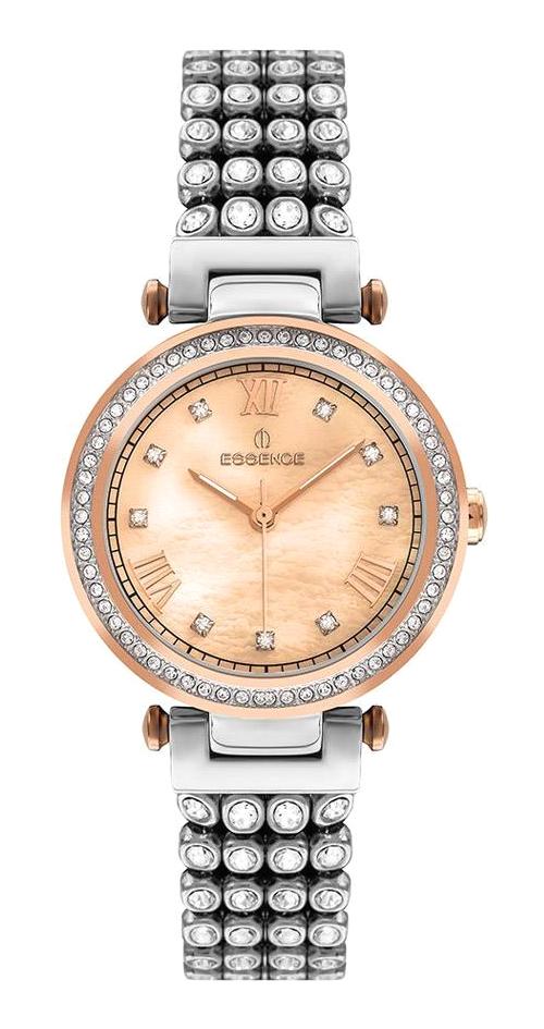 Essence ES6704FE.510 34 mm Gri Çelik Kordon Analog Kadın Kol Saati