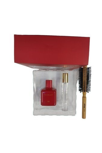 Rebul Scarlet 3 Parça Mini Kadın Parfüm Seti EDP-EDT 50 ml + 20 ml Edp + Hediye Fön Fırçası