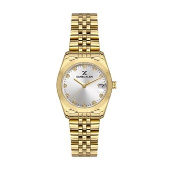 Daniel Klein DK.1.13493.2 Takvimli 30 mm Altın Çelik Kordon Analog Kadın Kol Saati