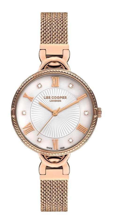 Lee Cooper LC07241.420 40 mm Rose Gold Çelik Kordon Analog Kadın Kol Saati