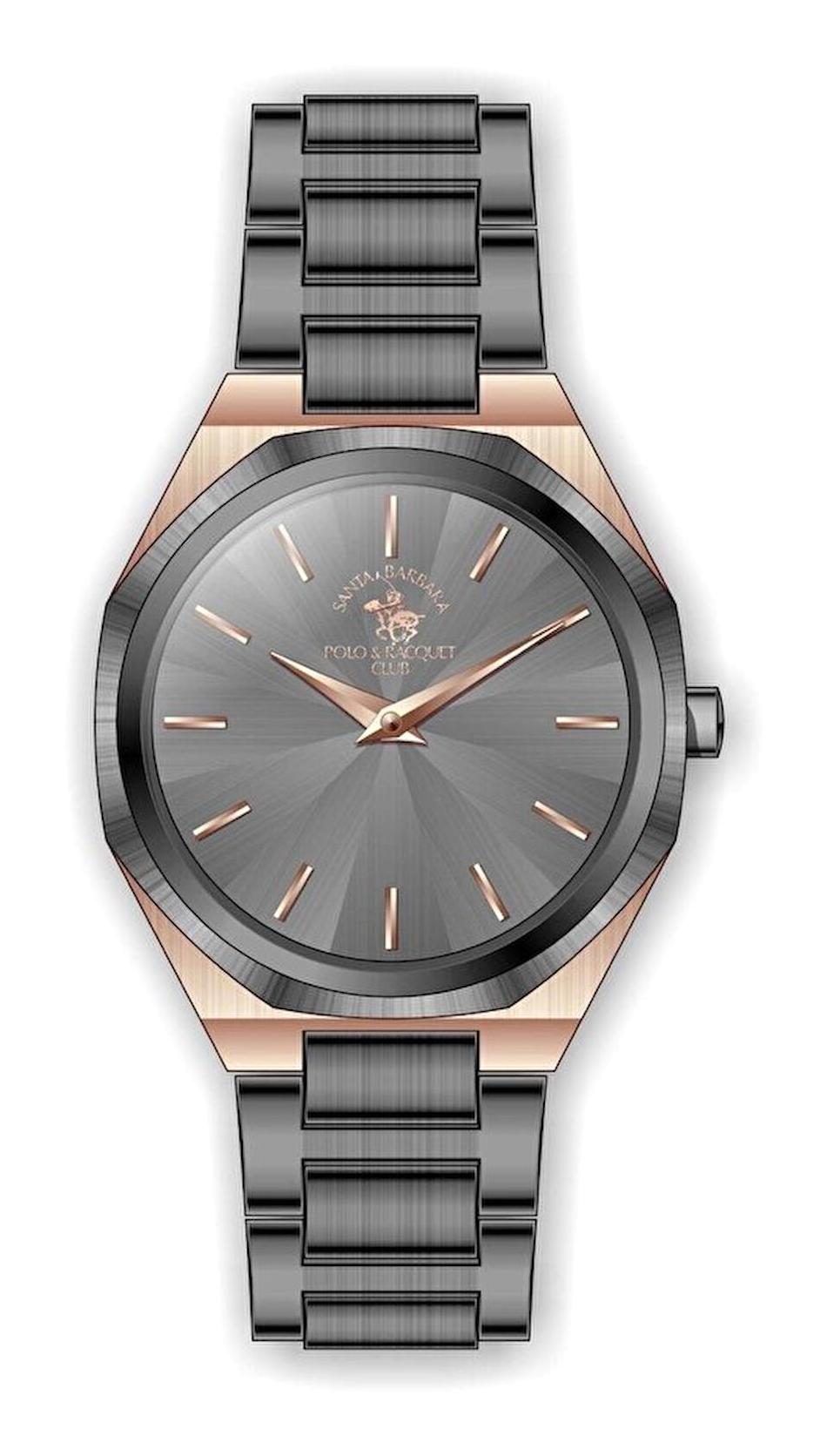 Santa Barbara Polo & Racquet Club SB.1.10045.5 28 mm Antrasit Metal Kordon Analog Kadın Kol Saati