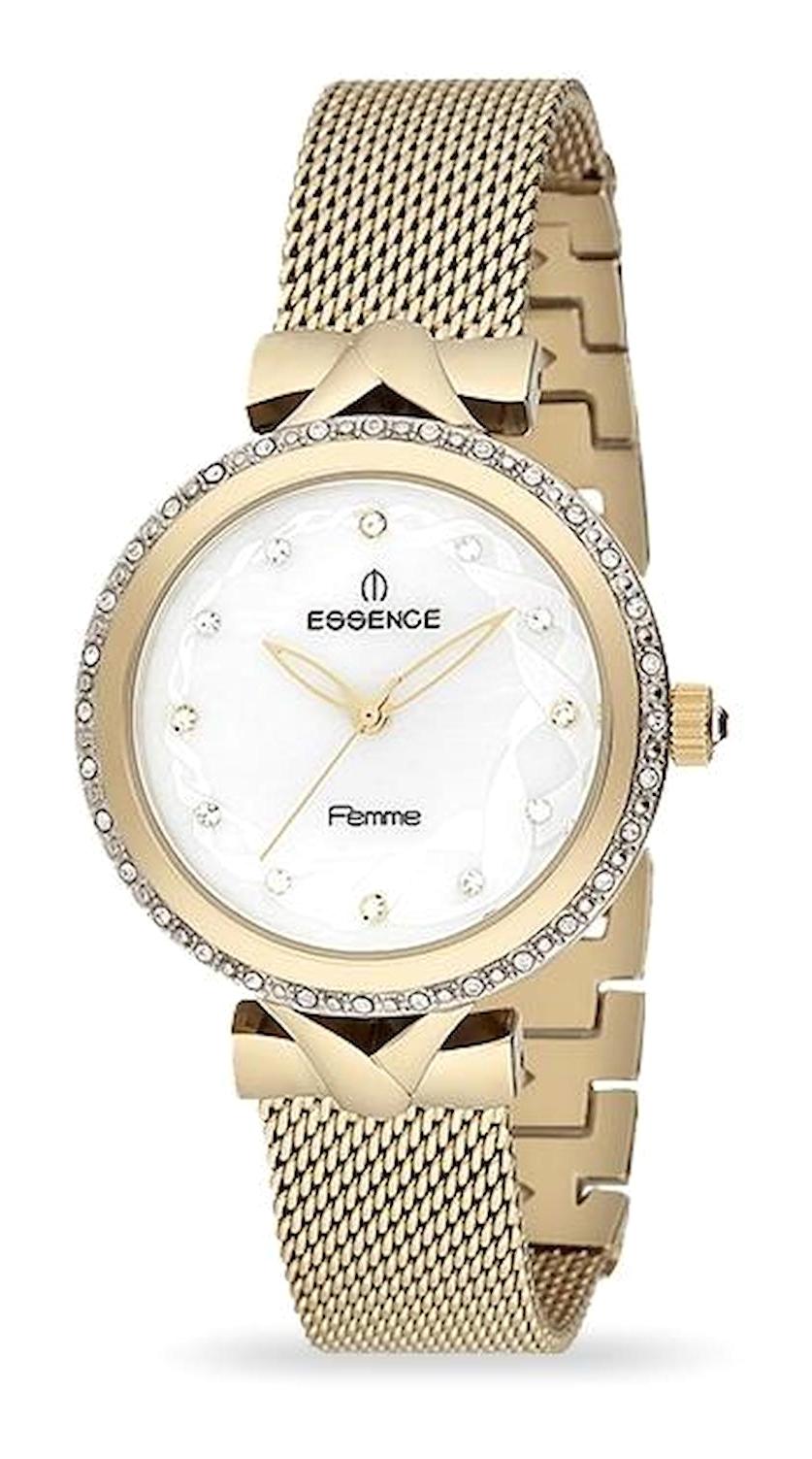 Essence D1011.120 34 mm Altın Çelik-Hasır Kordon Analog Kadın Kol Saati