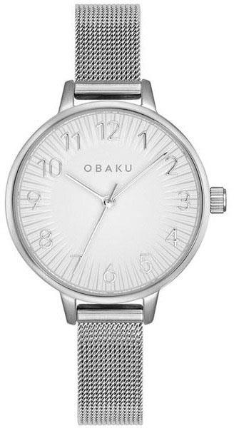 Obaku Denmark V237LXCIMC 30 mm Gri Çelik Kordon Analog Kadın Kol Saati