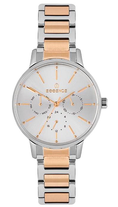 Essence ES6557FE.520 Takvimli 38 mm Gri-Rose Gold Metal Kordon Analog Kadın Kol Saati
