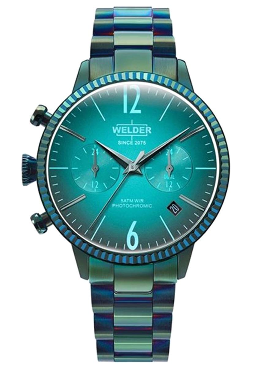 Welder Watch WWRC633 Takvimli 39 mm Mavi Çelik Kordon Analog Kadın Kol Saati