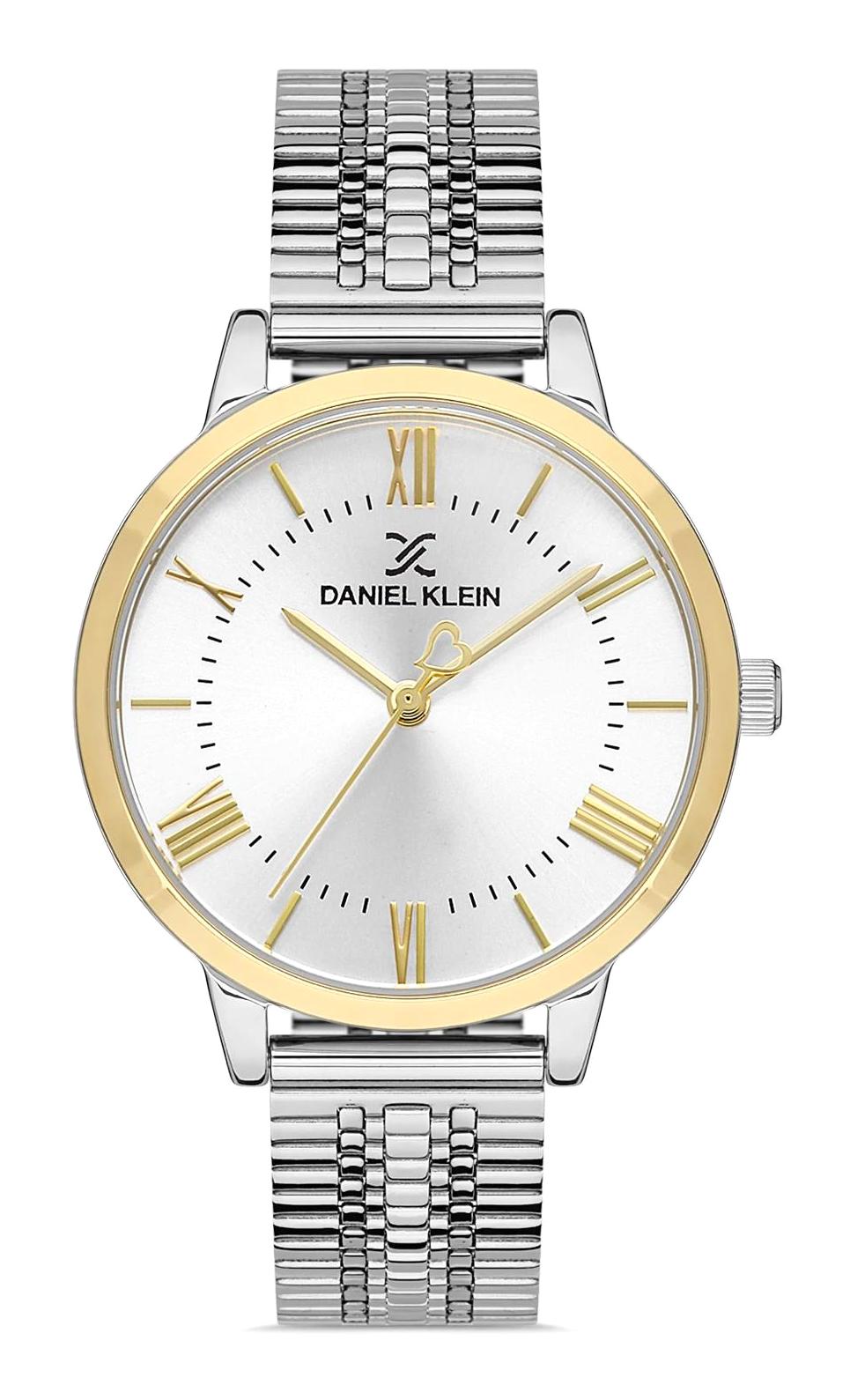 Daniel Klein DKE.1.10003.2 35 mm Gri Hasır Kordon Analog Kadın Kol Saati