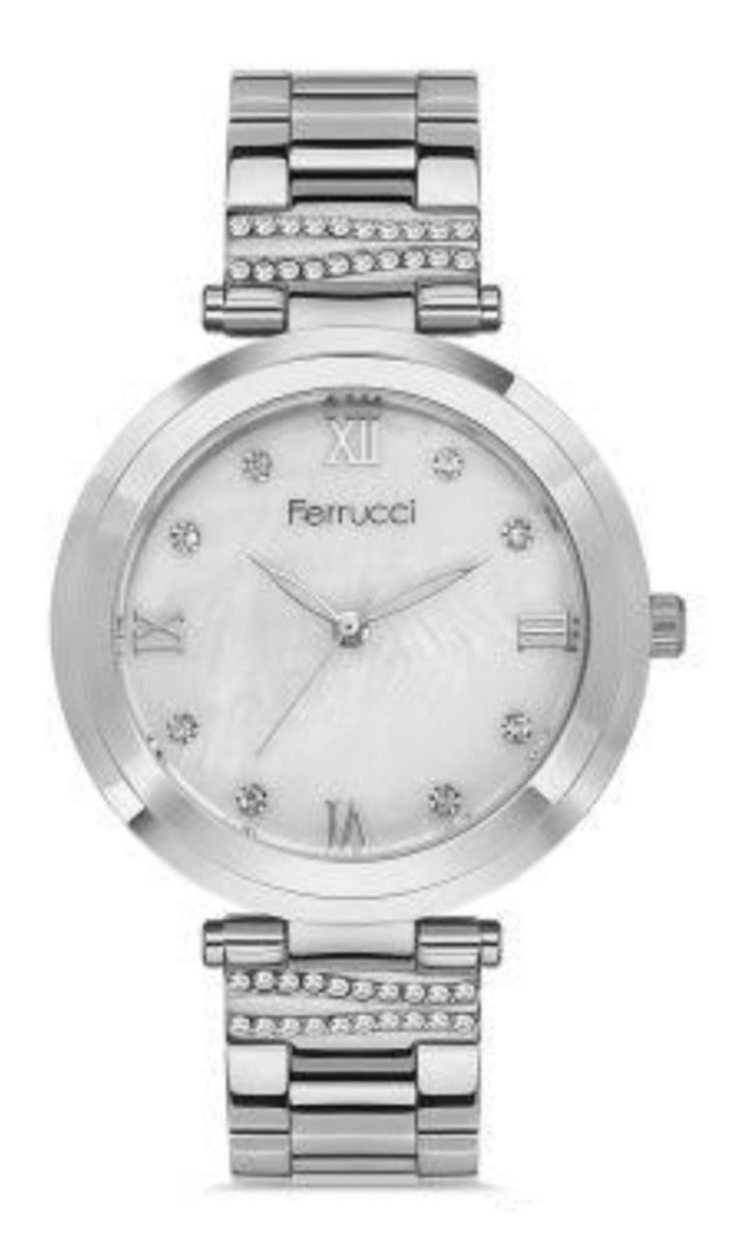 Ferrucci FC.12974M.01 36 mm Gri Metal Kordon Analog Kadın Kol Saati