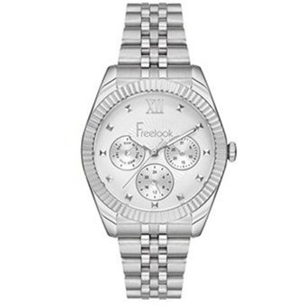 Freelook FL.1.10234.1 36 mm Gri Çelik Kordon Analog Kadın Kol Saati