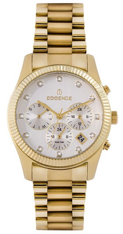 Essence ES6573FE.130 Takvimli 38 mm Altın Çelik Kordon Analog Kadın Kol Saati