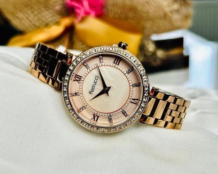 Ferrucci FC.11299M.03 33 mm Rose Gold Çelik Kordon Analog Kadın Kol Saati