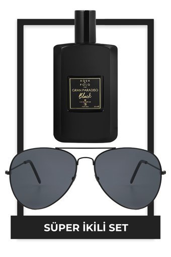 Aqua Di Polo 1987 Gran Paradiso Black İkili Erkek Parfüm Seti EDP