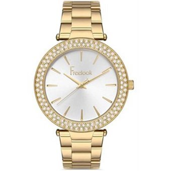 Freelook FL.1.10270.3 38 mm Altın Çelik Kordon Analog Kadın Kol Saati