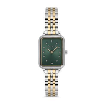 Ferrucci FER.03360M.02 30 mm Altın-Gri Metal Kordon Analog Kadın Kol Saati