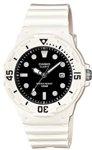 Casio LRW-200H-1E Takvimli 39 mm Beyaz Silikon Kordon Analog Kadın Kol Saati