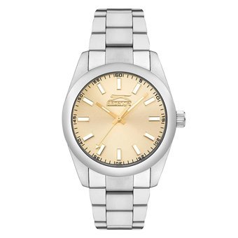 Slazenger SL.09.2281.1.06 37 mm Gri Çelik Kordon Analog Kadın Kol Saati