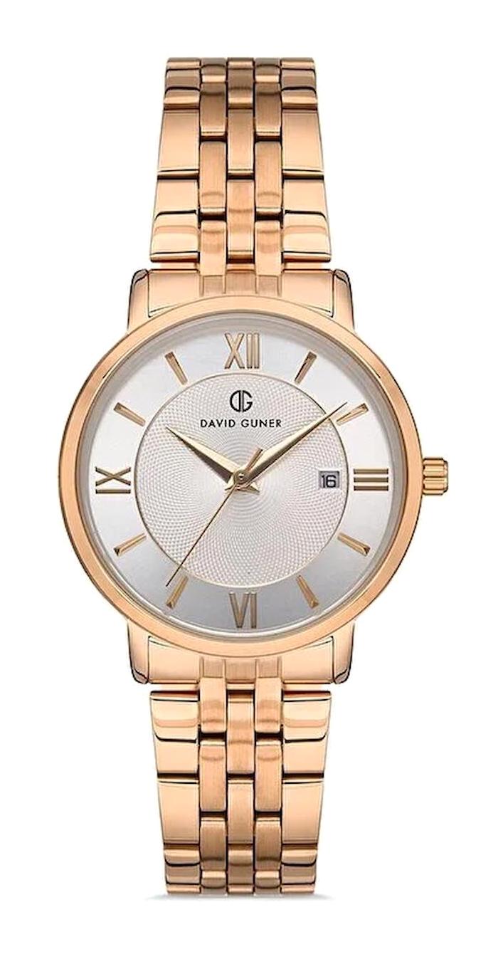 David Guner DG-8277LA-C1 32 mm Rose Gold Metal Kordon Analog Kadın Kol Saati