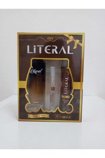 LİTERAL 3 Parça Mini Kadın Parfüm Seti EDT