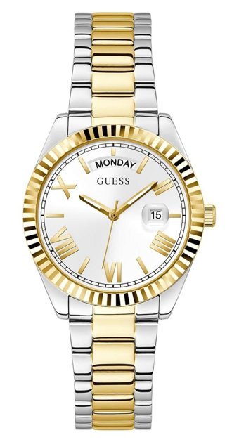 Guess GUGW0308L6 Takvimli 36 mm Çok Renkli Çelik Kordon Analog Kadın Kol Saati
