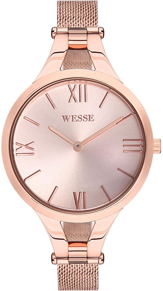 Wesse WWL1039-03 34 mm Rose Gold Çelik Kordon Analog Kadın Kol Saati
