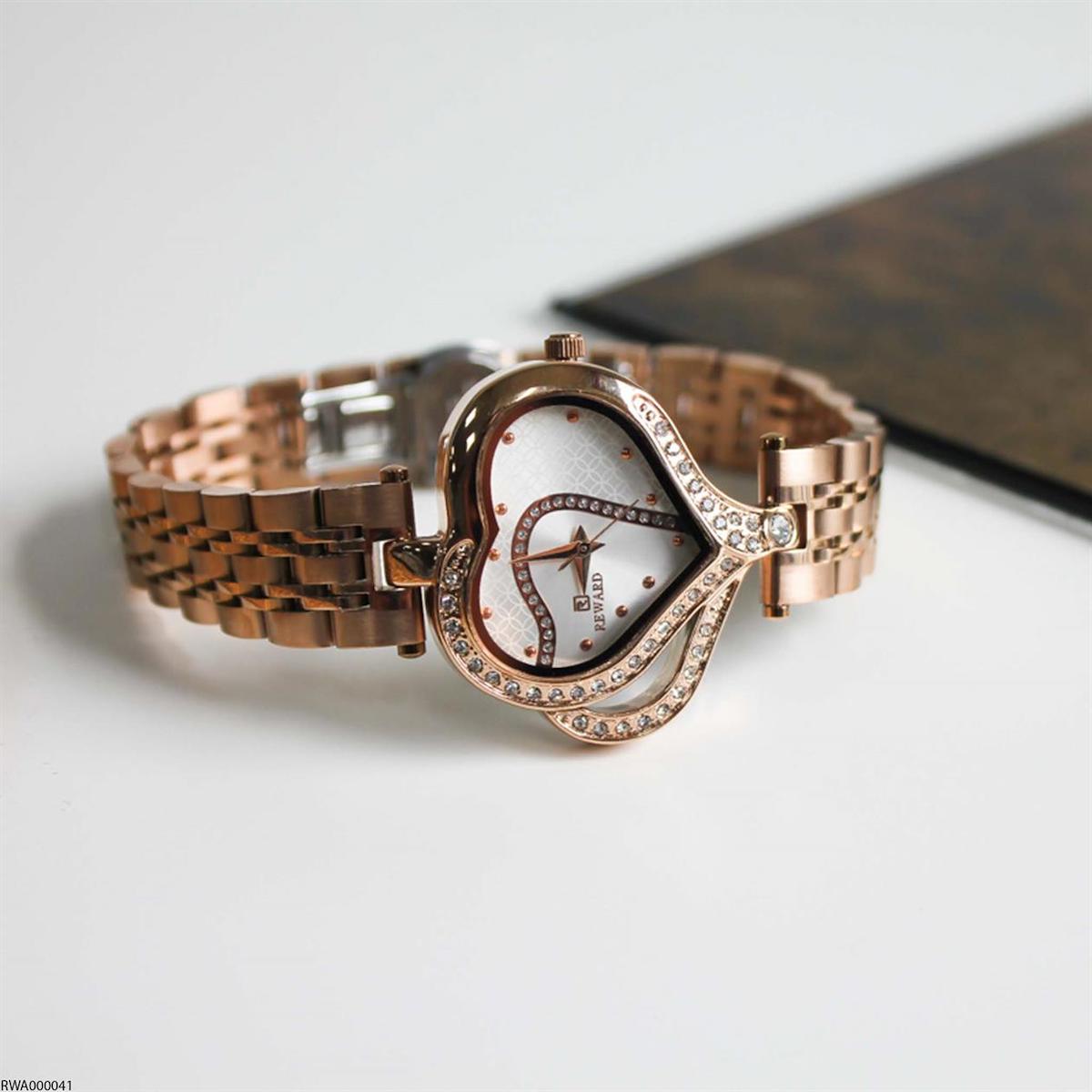 Reward RWA000041 30 mm Rose Gold Çelik Kordon Analog Kadın Kol Saati
