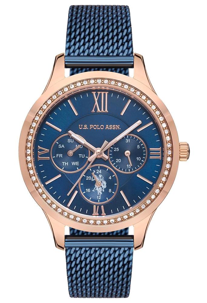 U.S. Polo Assn USPA2022-04 37 mm Lacivert Çelik Kordon Analog Kadın Kol Saati