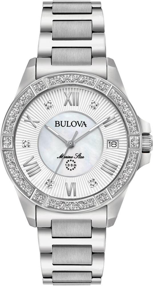 Bulova 96R232 Takvimli 34 mm Gri Çelik Kordon Analog Kadın Kol Saati