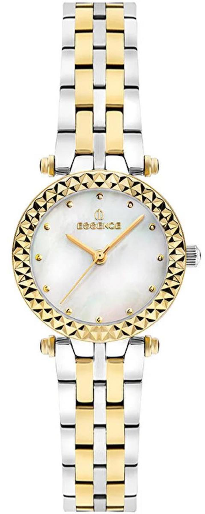 Essence D1139.220 27 mm Altın-Gri Çelik Kordon Analog Kadın Kol Saati