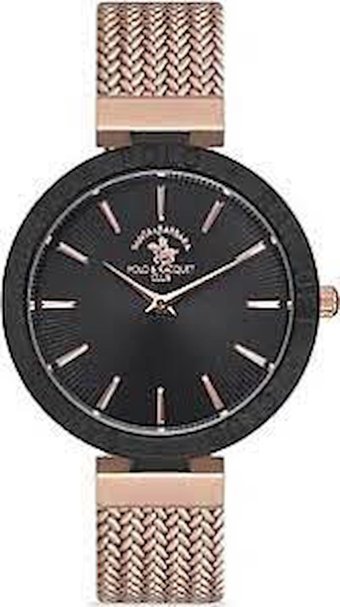 Santa Barbara Polo & Racquet Club SB.1.10121.5 33 mm Rose Gold Metal Kordon Analog Kadın Kol Saati