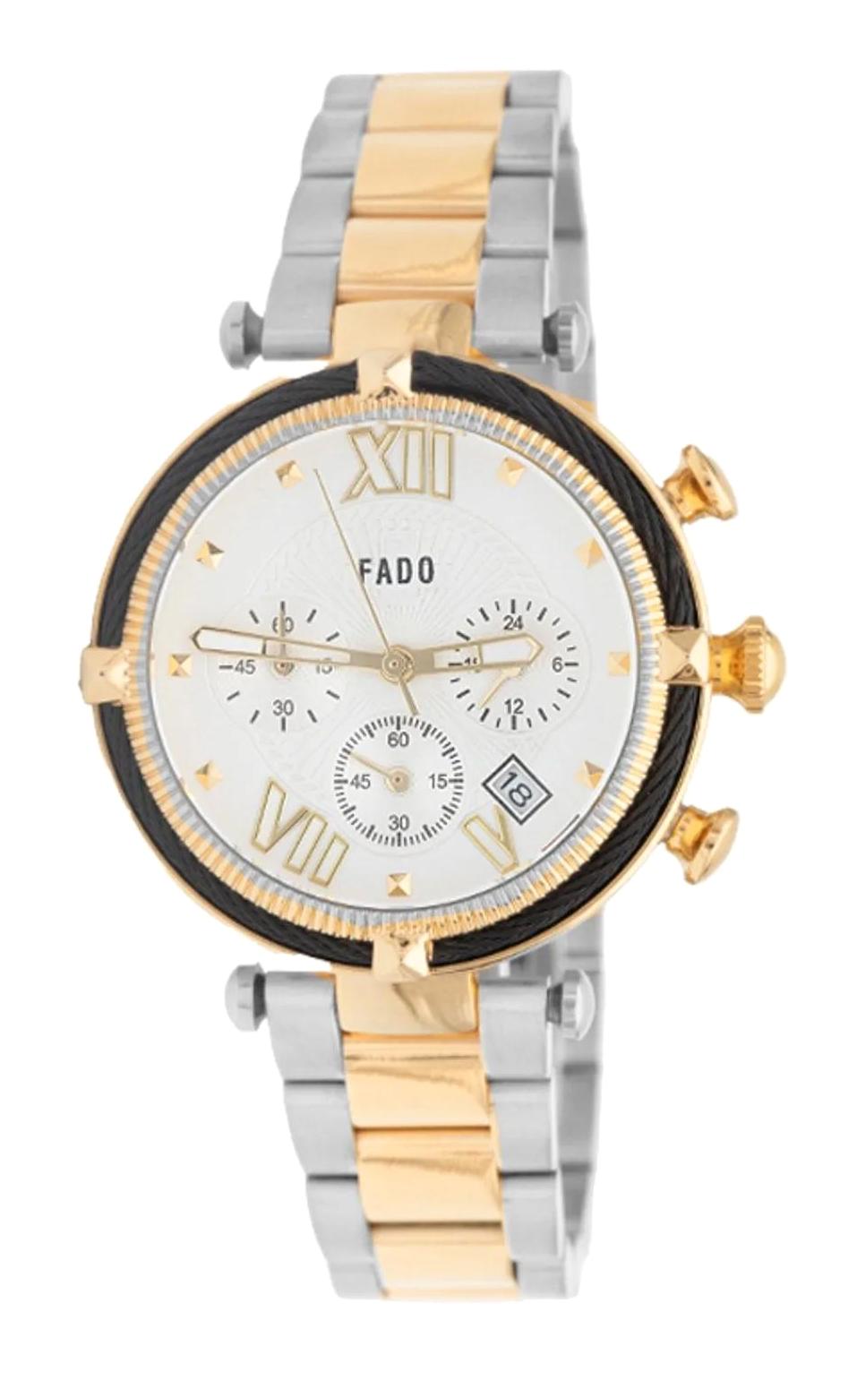 Q&Q RH 0217 36 mm Altın-Gri Çelik Kordon Analog Kadın Kol Saati