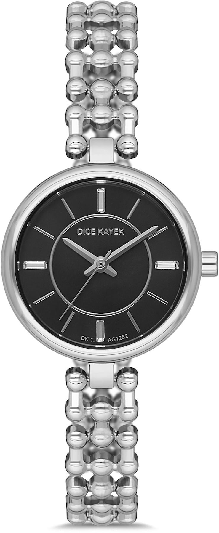 Dice Kayek DK.1.AG1252.04 25 mm Gri Metal Kordon Analog Kadın Kol Saati