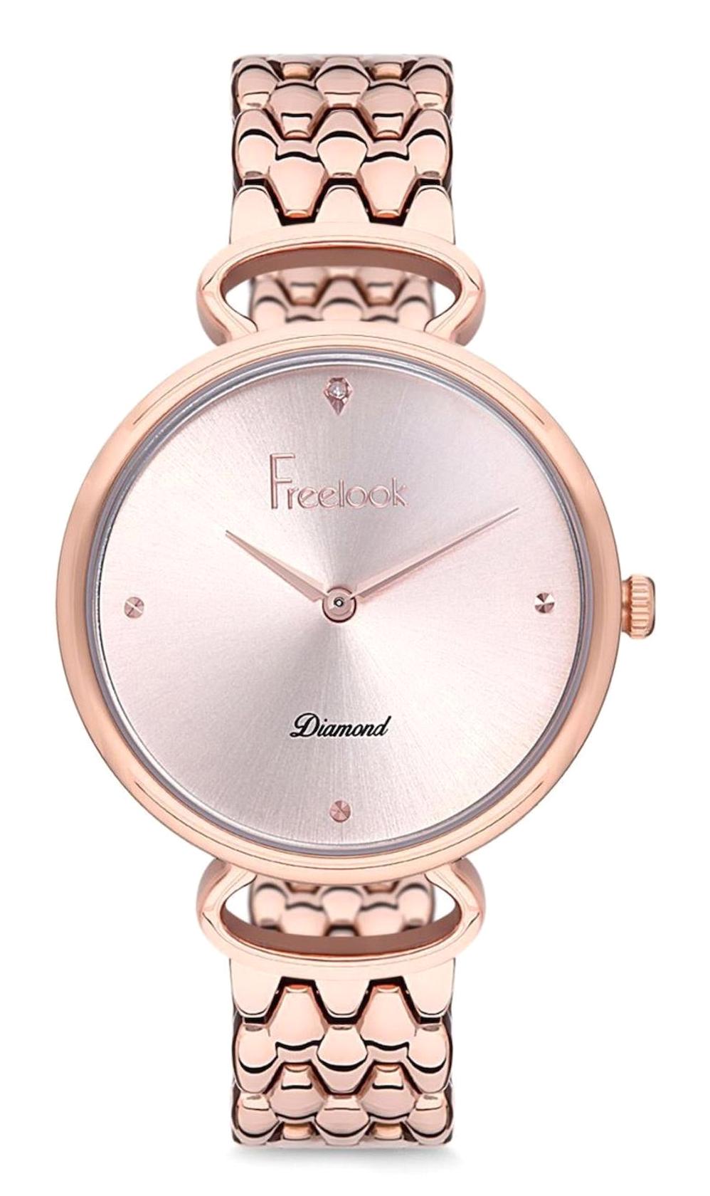 Freelook F.3.1040.03 34 mm Rose Gold Çelik Kordon Analog Kadın Kol Saati