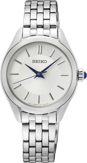Seiko SUR537P 29 mm Gri Çelik Kordon Analog Kadın Kol Saati