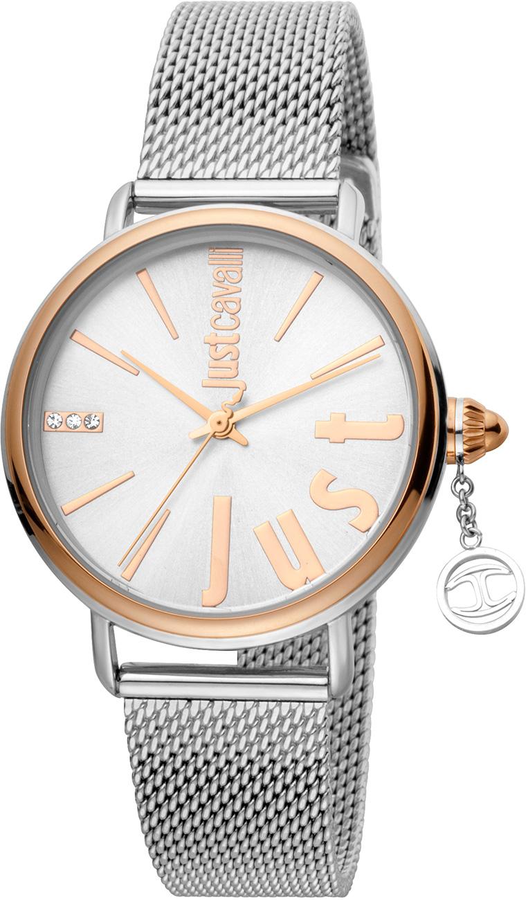 Just Cavalli JC1L119M0095 34 mm Gri Çelik Kordon Analog Kadın Kol Saati