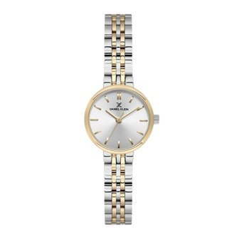 Daniel Klein DK.1.13728.6 30 mm Altın-Gri Çelik Kordon Analog Kadın Kol Saati