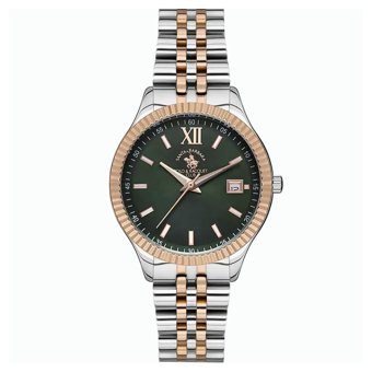 Santa Barbara Polo & Racquet Club SB.1.10437-6 Takvimli 31-35 mm Gri-Rose Gold Çelik Kordon Analog Kadın Kol Saati