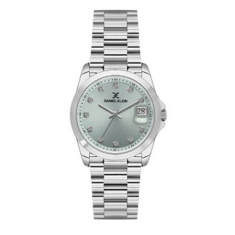 Daniel Klein DK.1.13830-2 Takvimli 32 mm Gri Çelik Kordon Analog Kadın Kol Saati