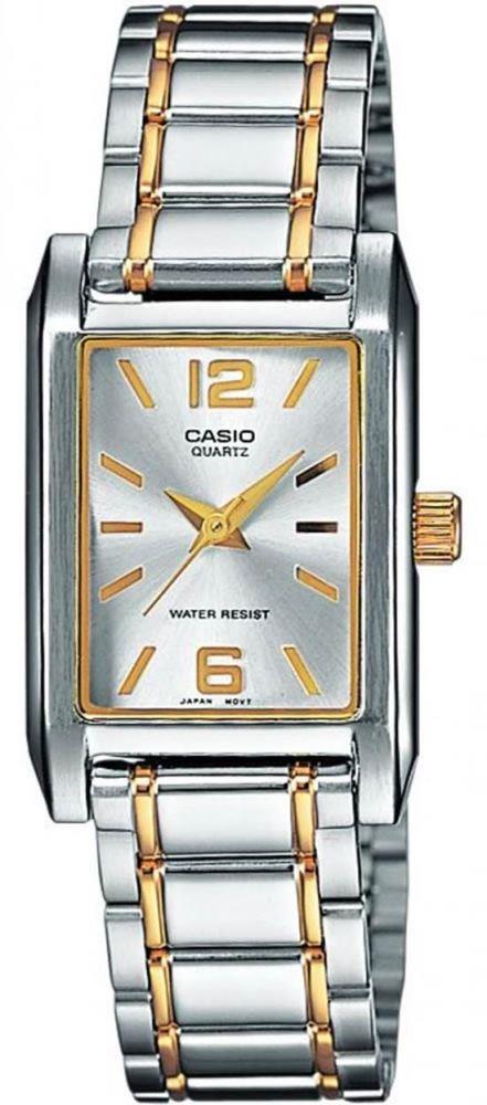 Casio LTP-1235SG-7A 20.5 mm Altın-Gri Çelik Kordon Analog Kadın Kol Saati