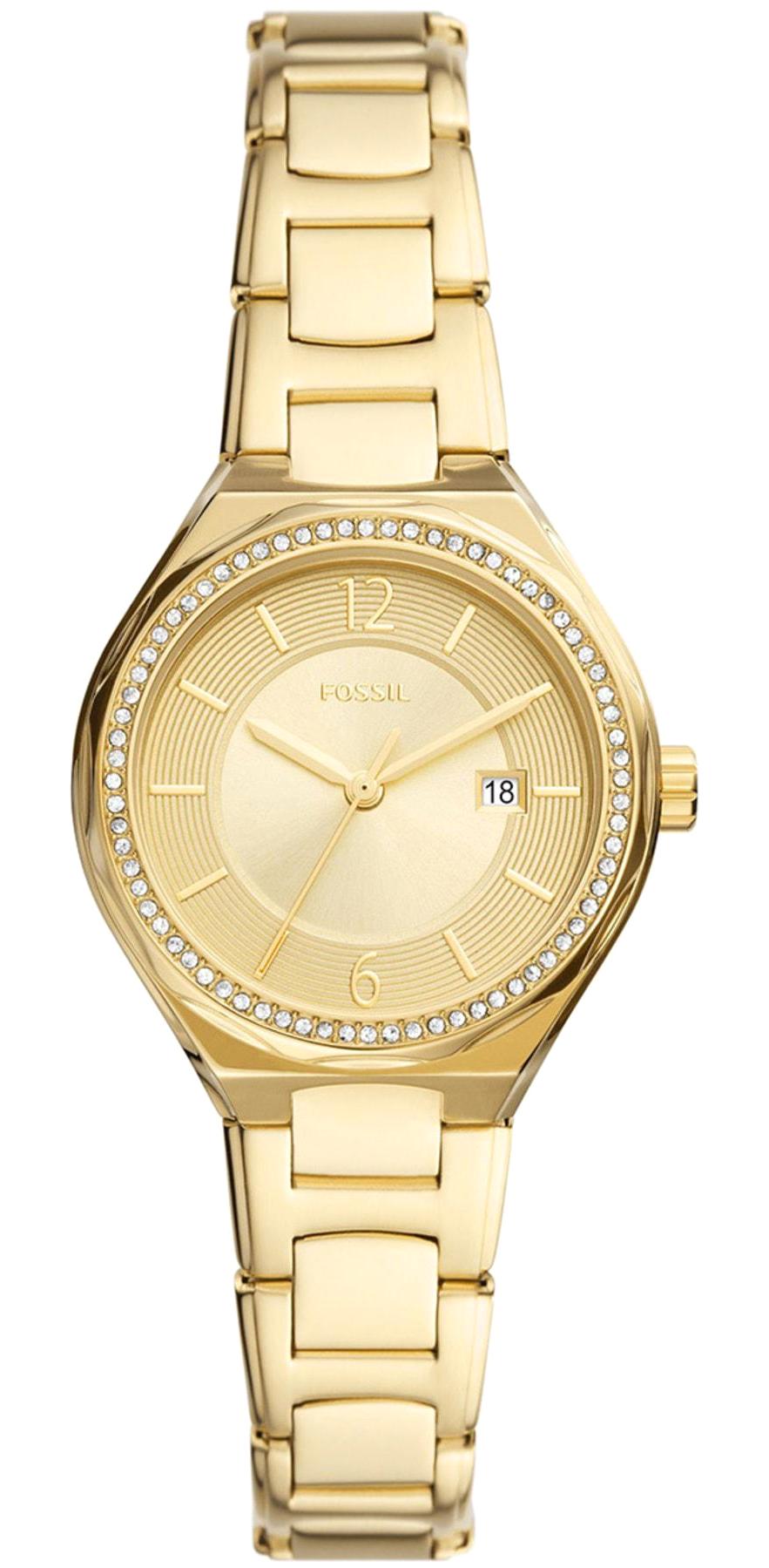 Fossil FBQ3801 38 mm Altın Çelik Kordon Analog Kadın Kol Saati
