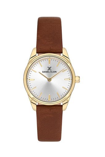 Daniel Klein DKE.1.10612-3 35 mm Kahverengi Deri Kordon Analog Kadın Kol Saati