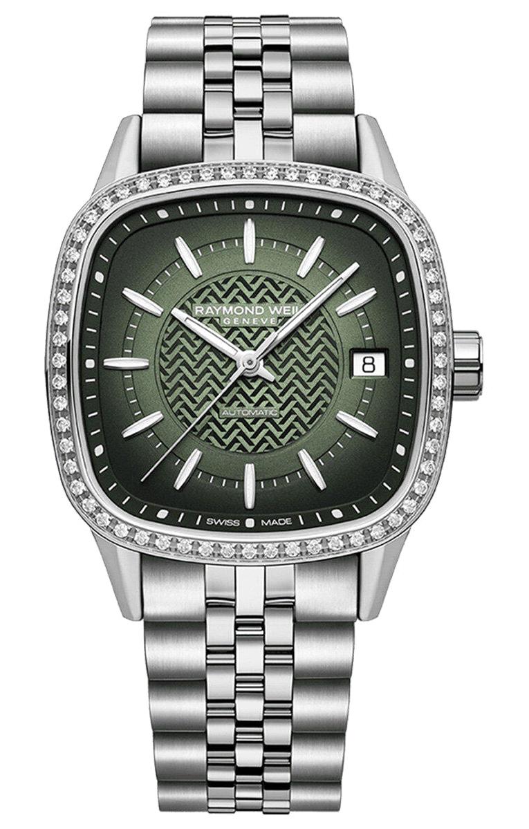 Raymond Weil RW2490STS52051 Takvimli 34.5 mm Gri Çelik Kordon Analog Kadın Kol Saati