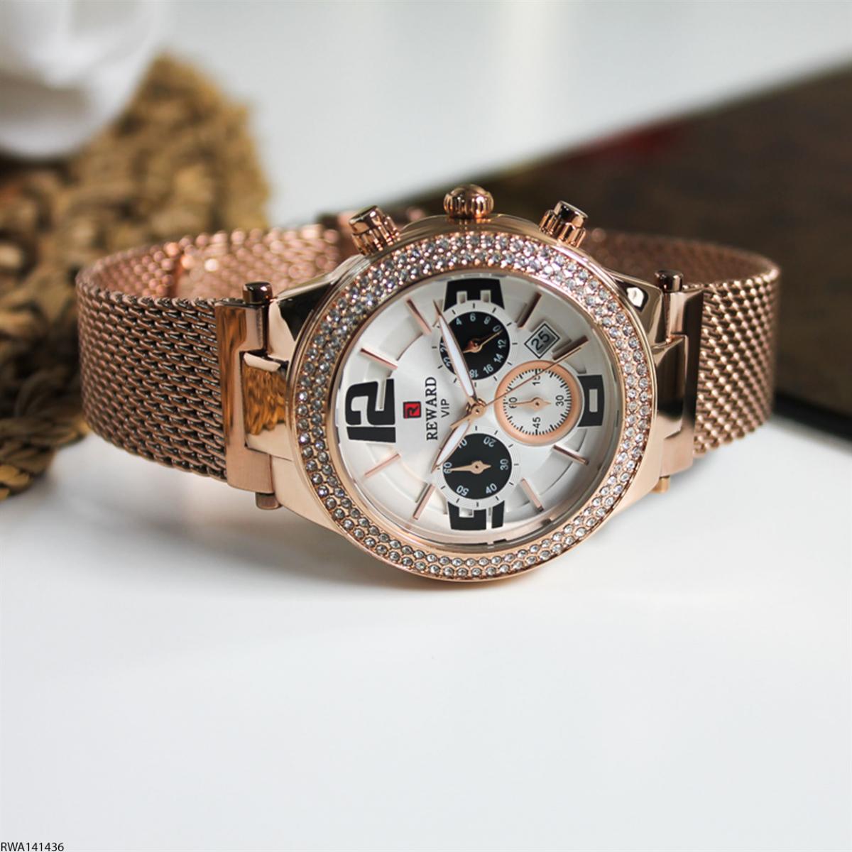 Reward RWA141436 38 mm Rose Gold Metal Kordon Analog Kadın Kol Saati