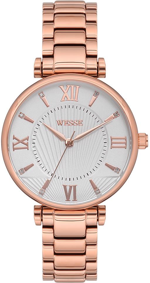 Wesse WWL108302 34 mm Rose Gold Çelik Kordon Analog Kadın Kol Saati